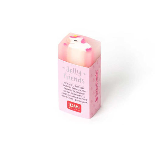 Picture of LEGAMI UNICORN JELLY FRIENDS SCENTED ERASER